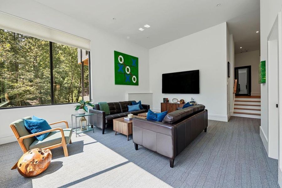 Furnished interior view inside a new home in , Atlanta (Image 84).