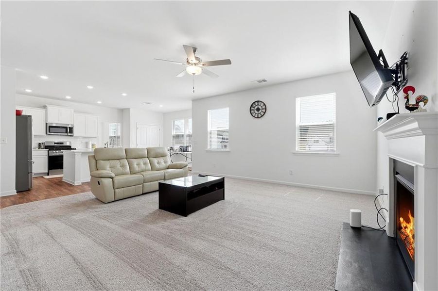 Furnished interior view inside a new home in , Canton (Image 9).
