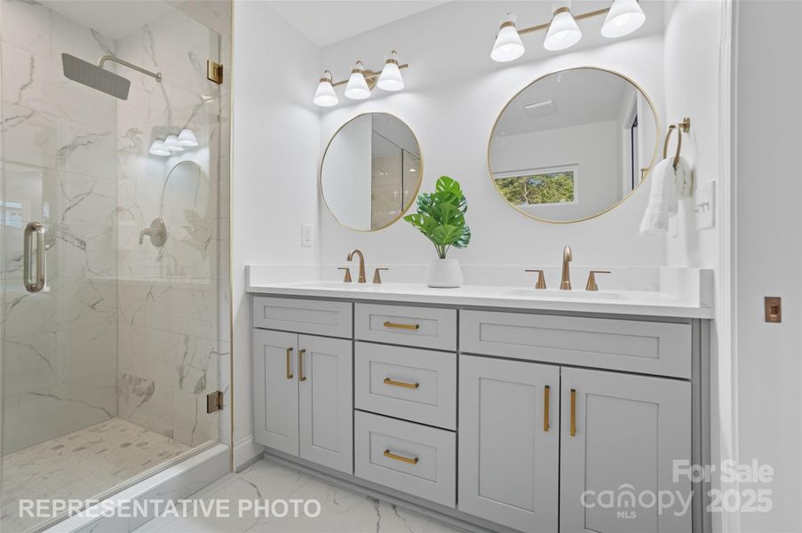 Furnished interior view inside a new home in , Mooresville (Image 4).