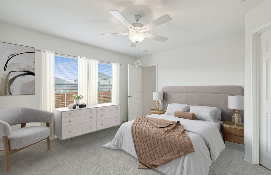Representative furnished interior of a home built from the Serenada by Centex in Cottonwood Creek, Howe (Image 6).