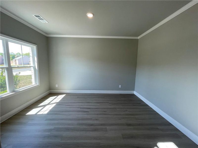 Spacious, unfurnished interior of a new home in Hidden Fields, Hoschton (Image 25). Spacious, unfurnished interior of a new home in Hidden Fields, Hoschton (Image 25).