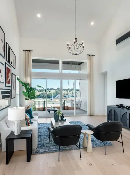 Furnished interior view inside a new home in Lagos Reserve, Manor (Image 22).