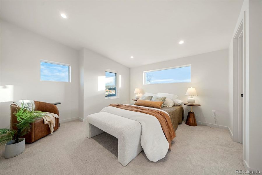 Furnished interior view inside a new home in , Denver (Image 43). Furnished interior view inside a new home in , Denver (Image 43).