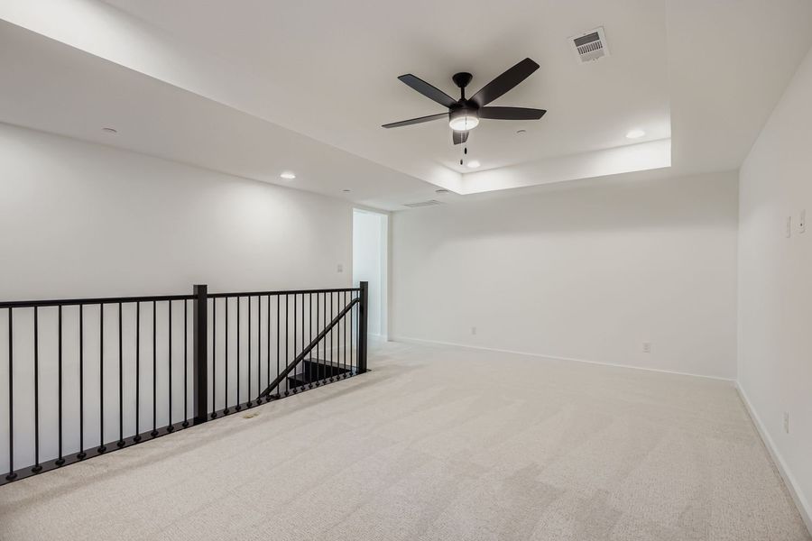 Spacious, unfurnished interior of a new home in Castle Hills Northpointe - Townhomes, Carrollton (Image 26). Spacious, unfurnished interior of a new home in Castle Hills Northpointe - Townhomes, Carrollton (Image 26).