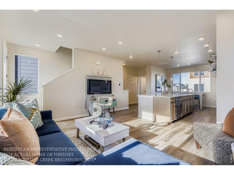 Furnished interior view inside a new home in Baseline, Broomfield (Image 12).