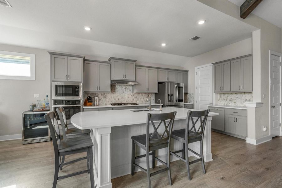 Furnished interior view inside a new home in Bryson, Leander (Image 17). Furnished interior view inside a new home in Bryson, Leander (Image 17).