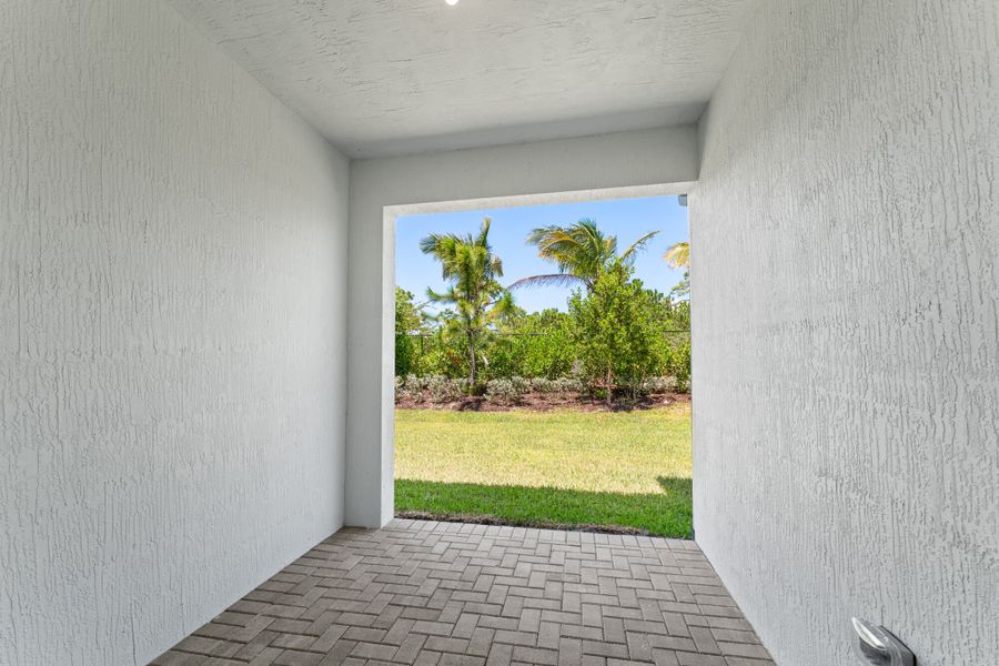 Exterior details and patio area of a home in Avila, Jensen Beach (Image 2). Exterior details and patio area of a home in Avila, Jensen Beach (Image 2).