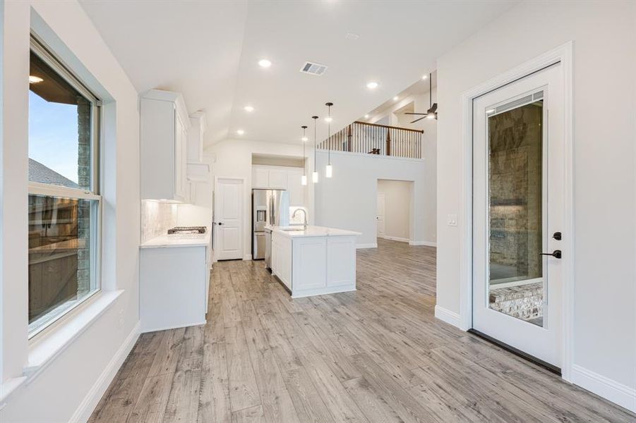 Spacious, unfurnished interior of a new home in Woodstone, Providence Village (Image 16). Spacious, unfurnished interior of a new home in Woodstone, Providence Village (Image 16).