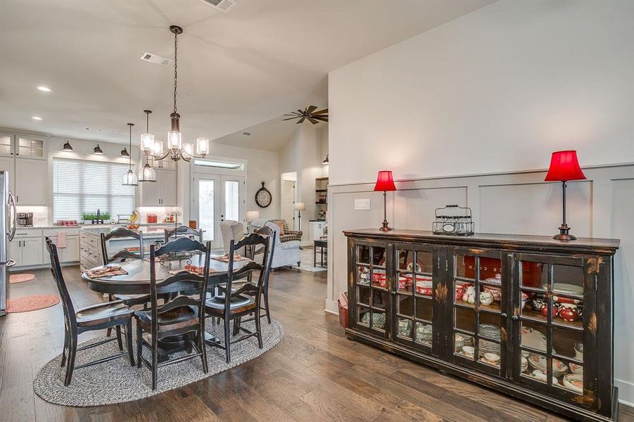 Furnished interior view inside a new home in , Waxahachie (Image 36).