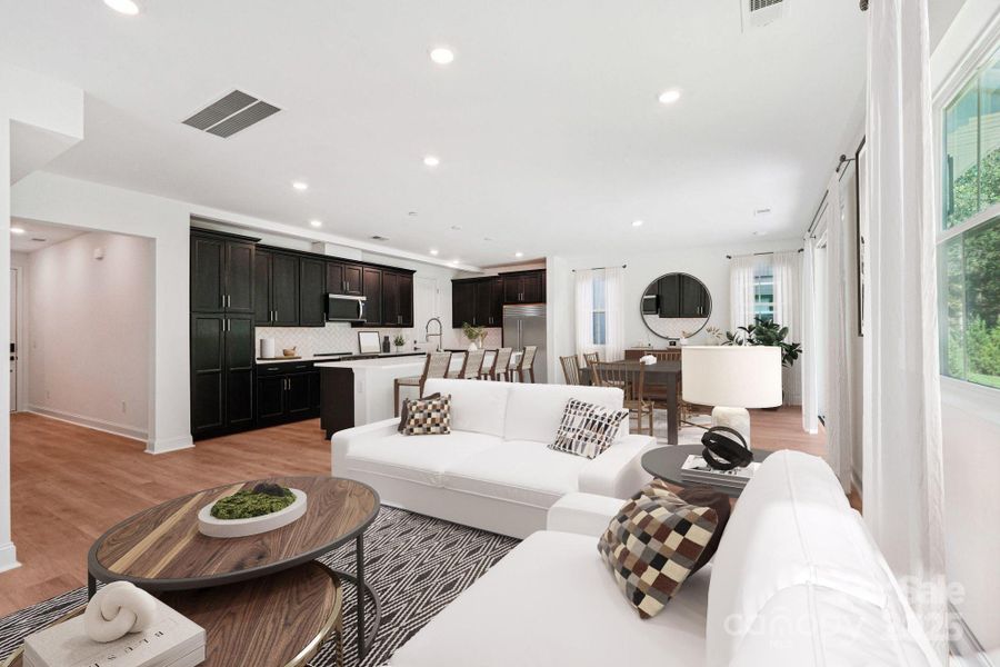 Virtually Staged Great Room