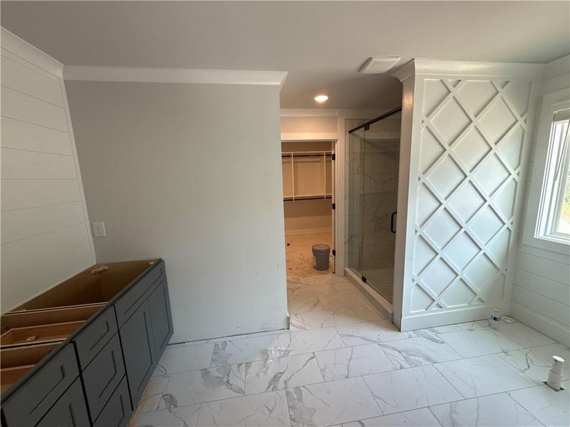 In-progress construction of a new home in , Lawrenceville, GA (Image 54).