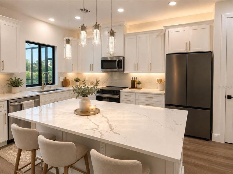 Furnished interior view inside a new home in , Port Charlotte (Image 4).