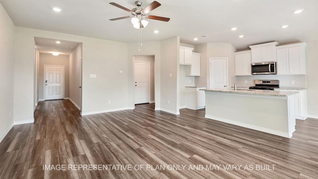 Spacious, unfurnished interior of a new home in Southern Pointe, College Station (Image 11).