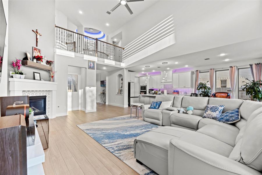 Furnished interior view inside a new home in Fulbrook On Fulshear Creek 60', Fulshear (Image 19). Furnished interior view inside a new home in Fulbrook On Fulshear Creek 60', Fulshear (Image 19).