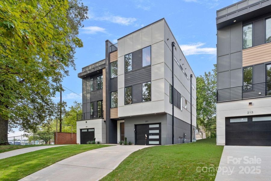 Front exterior of a new home in , Charlotte, NC, highlighting curb appeal (Image 2).