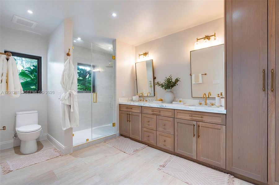 Furnished interior view inside a new home in , Coral Gables (Image 17). Furnished interior view inside a new home in , Coral Gables (Image 17).