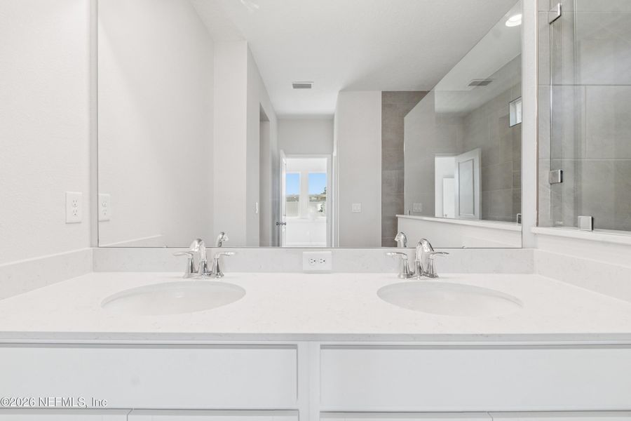 Close-up of interior finishes inside a home in Tributary 50', Yulee (Image 19).