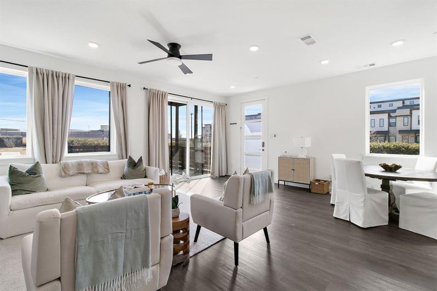 Furnished interior view inside a new home in , Prosper (Image 9). Furnished interior view inside a new home in , Prosper (Image 9).