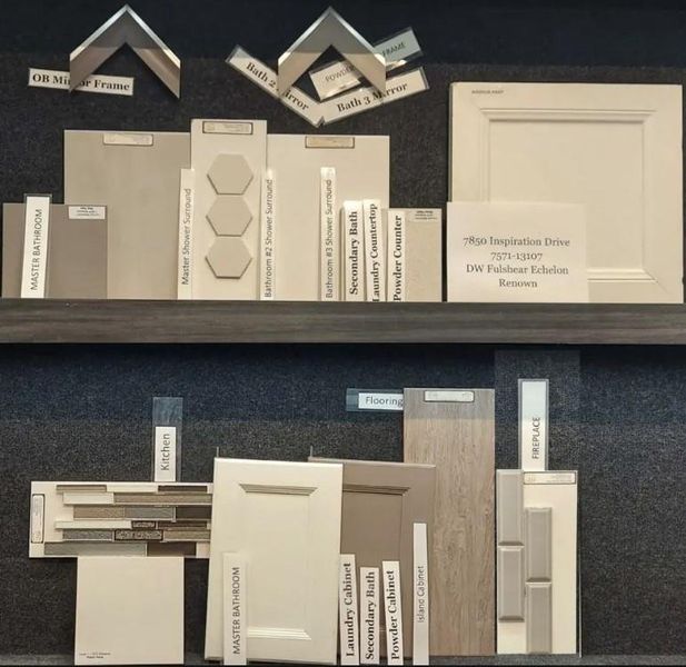 Sample of building materials used in homes in Del Webb Fulshear, Fulshear (Image 13).