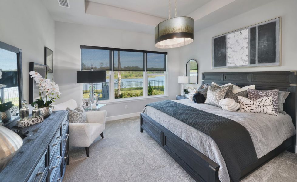 Furnished interior view inside a new home in Mosaic, Daytona Beach (Image 15). Furnished interior view inside a new home in Mosaic, Daytona Beach (Image 15).