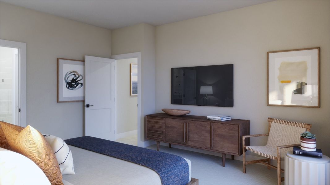 Representative furnished interior of a home built from the 4013 by Risewell Homes in Parkton Square, Kyle (Image 13).