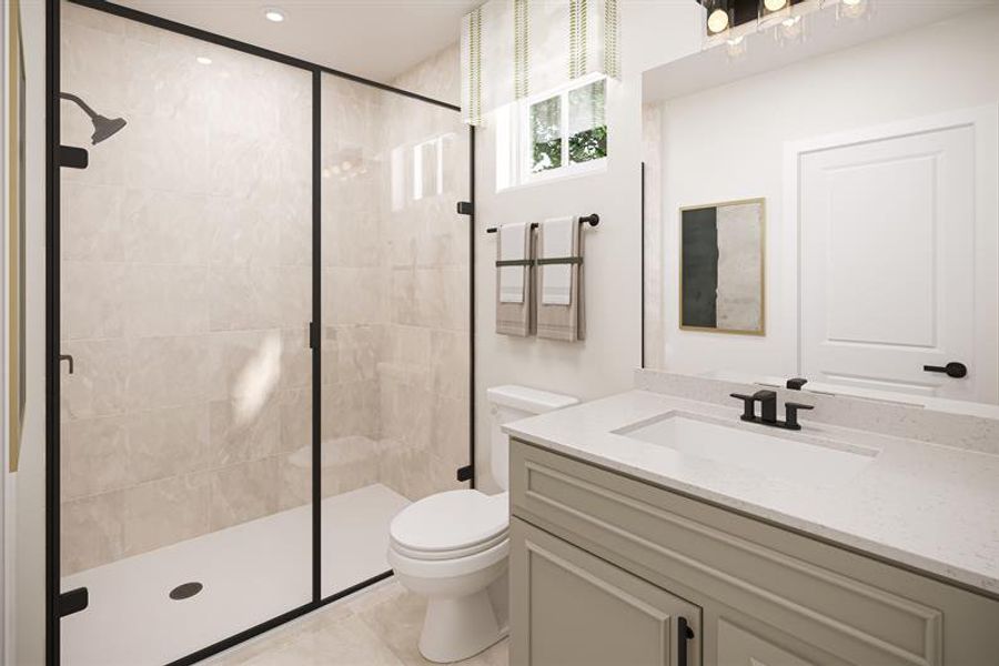 Representative furnished interior of a home built from the Lewis by Ryan Homes in Laurel Preserve, Kingsland (Image 6).