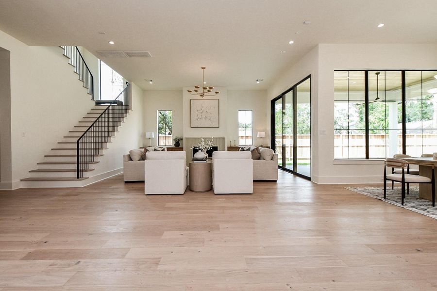 Furnished interior view inside a new home in , Houston (Image 7).
