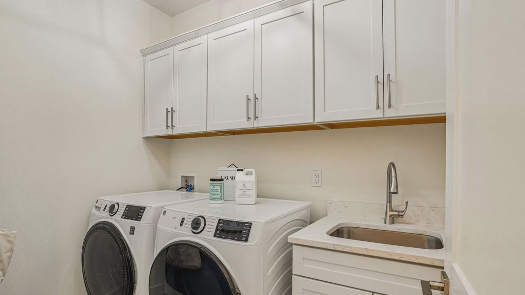 Oleander Laundry Room by DRB Homes in Ardisia Park in New Smyrna Beach, FL