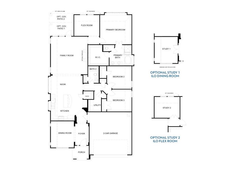 2D floor plan layout for the Concept 2065 by Landsea Homes in Waterford Park, Weatherford, TX (Image 4). 2D floor plan layout for the Concept 2065 by Landsea Homes in Waterford Park, Weatherford, TX (Image 4).