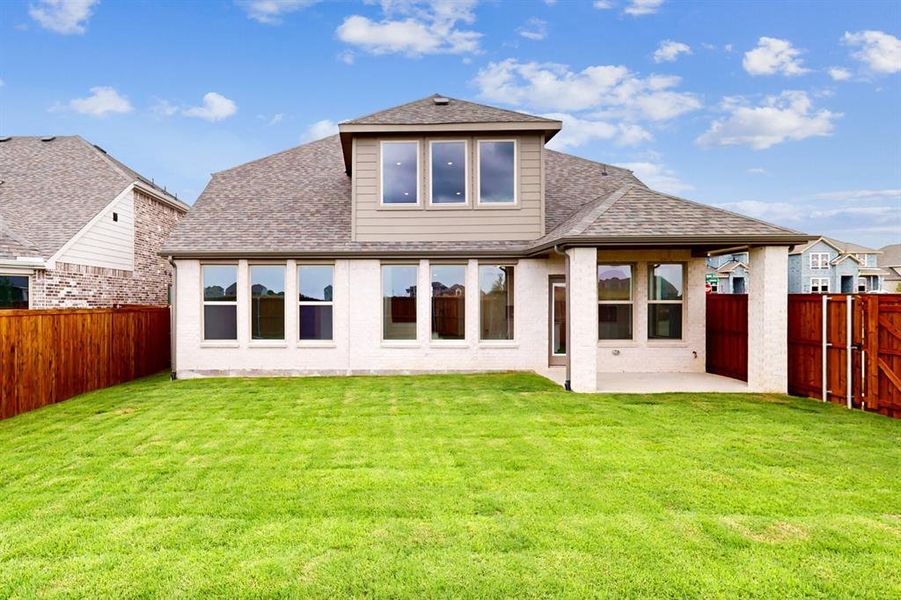 Front exterior of a new home in , Celina, TX, highlighting curb appeal (Image 2). Front exterior of a new home in , Celina, TX, highlighting curb appeal (Image 2).
