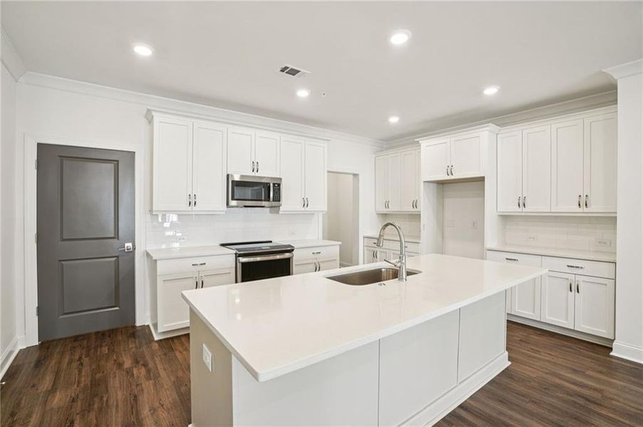 Furnished interior view inside a new home in , Peachtree Corners (Image 6).