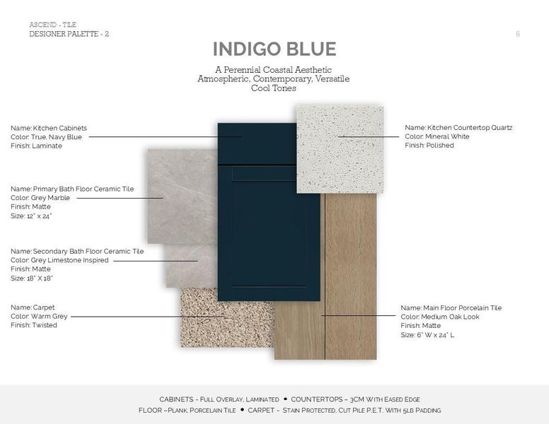 Farmhouse Look Palette 2 Selection Sheet (*Artist rendering used for illustration purposes only.) Farmhouse Look Palette 2 Selection Sheet (*Artist rendering used for illustration purposes only.)