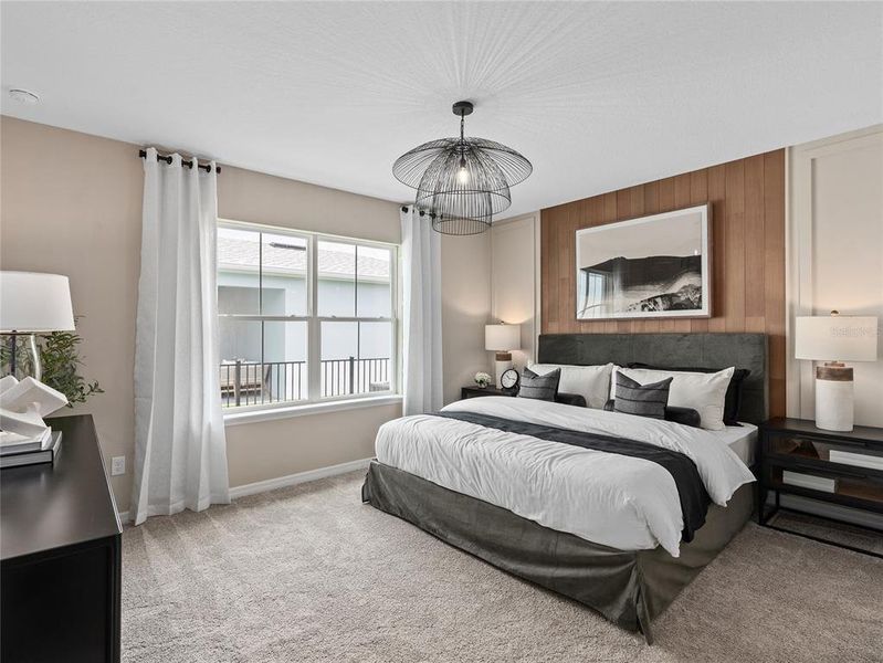Furnished interior view inside a new home in EverBe, Orlando (Image 10).