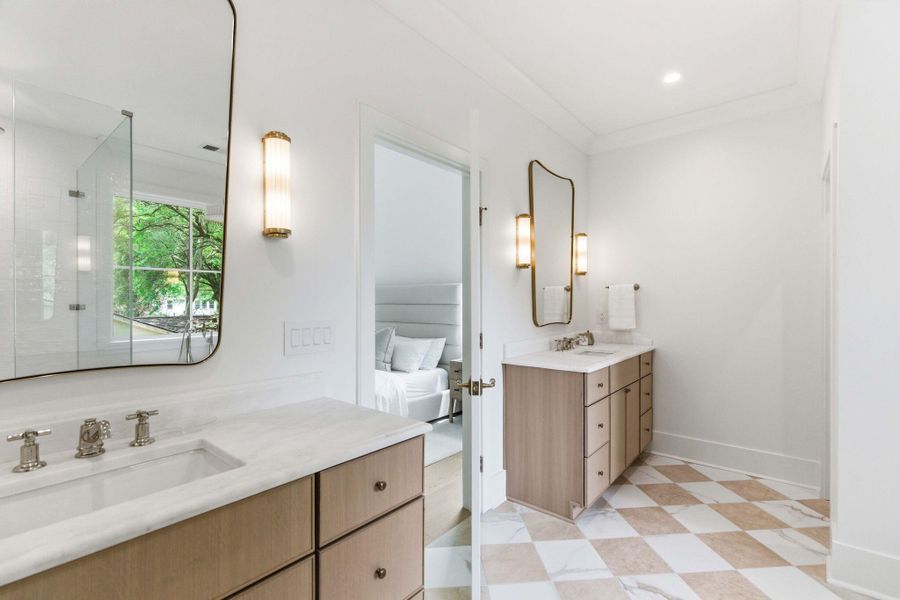 Furnished interior view inside a new home in , Mount Pleasant (Image 9).