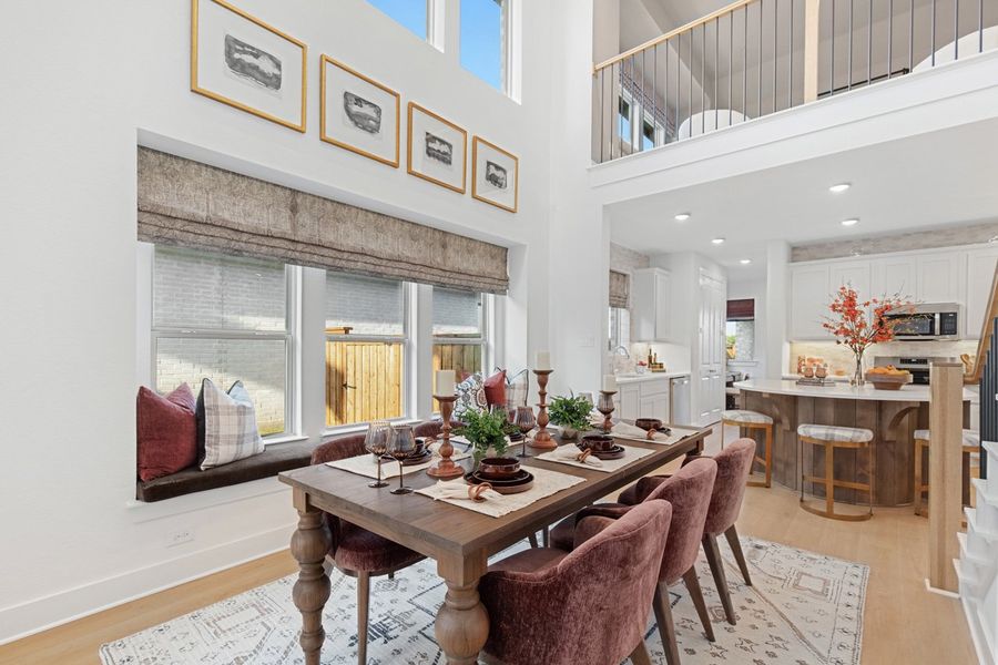 Representative Dining Room - some options shown