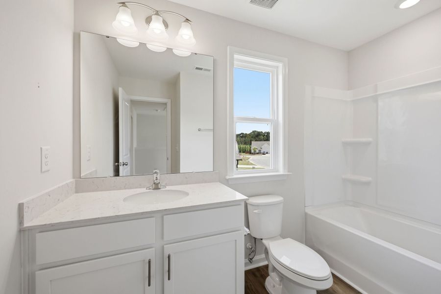 Furnished interior view inside a new home in The Farm at Neill's Creek, Lillington (Image 12).