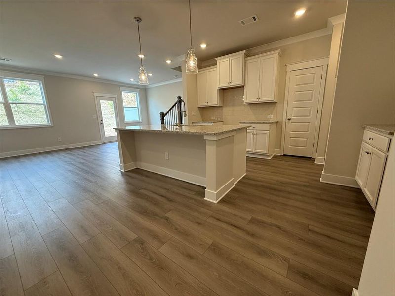 Spacious, unfurnished interior of a new home in The Towns at Auburn Station West, Auburn (Image 11).