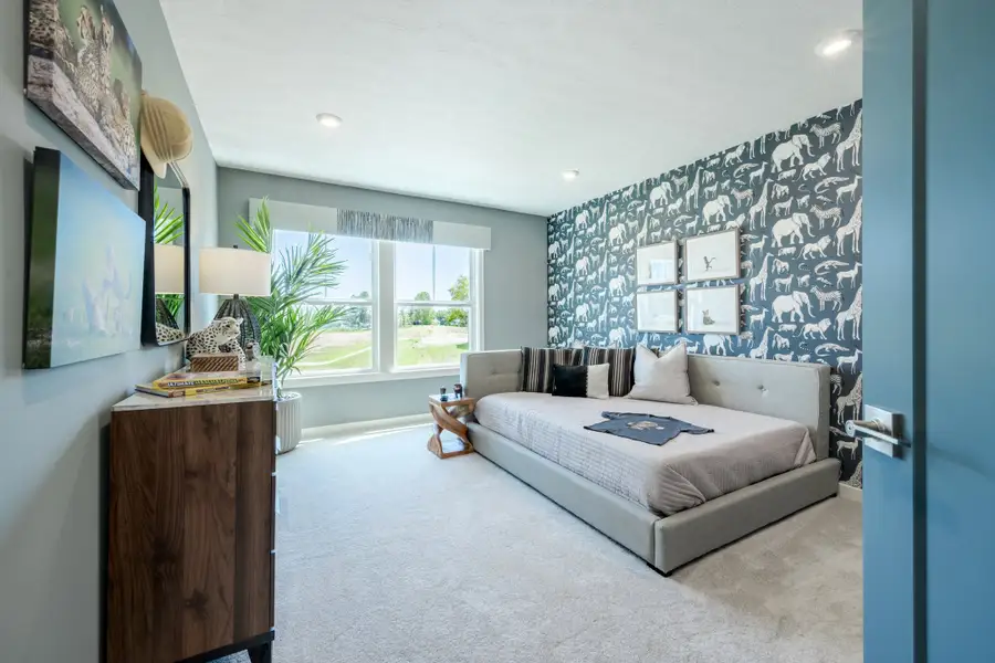 Representative furnished interior of a home built from the Blair by Fischer Homes in Leeland Farms, Fuquay Varina (Image 62).