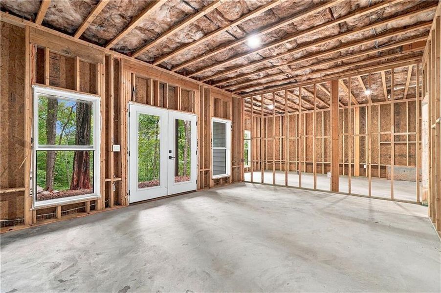 In-progress construction of a new home in , Jasper, GA (Image 63).