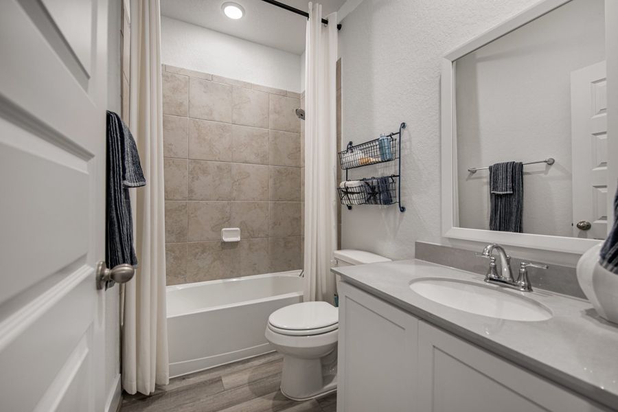 Furnished interior view inside a new home in Stillwater Ranch, San Antonio (Image 25).