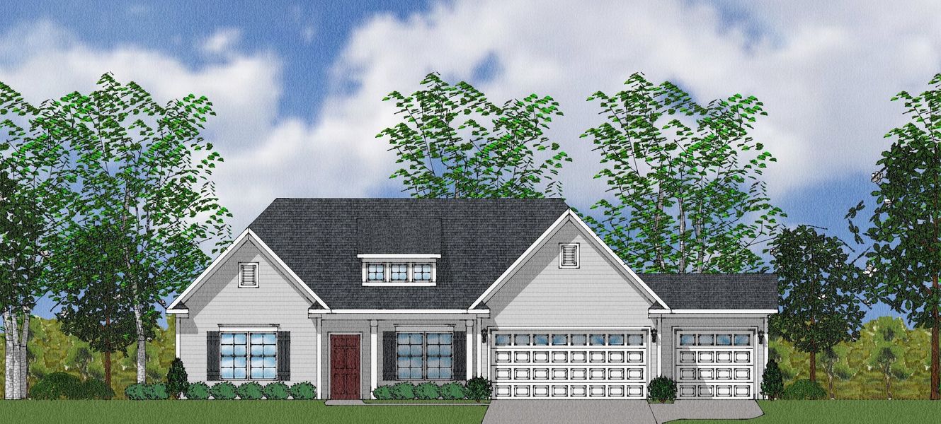 Representative exterior photo of a completed home built from the Callista - Winsome Collection by Mungo Homes in Cadence, Greensboro, NC (Image 9). Representative exterior photo of a completed home built from the Callista - Winsome Collection by Mungo Homes in Cadence, Greensboro, NC (Image 9).