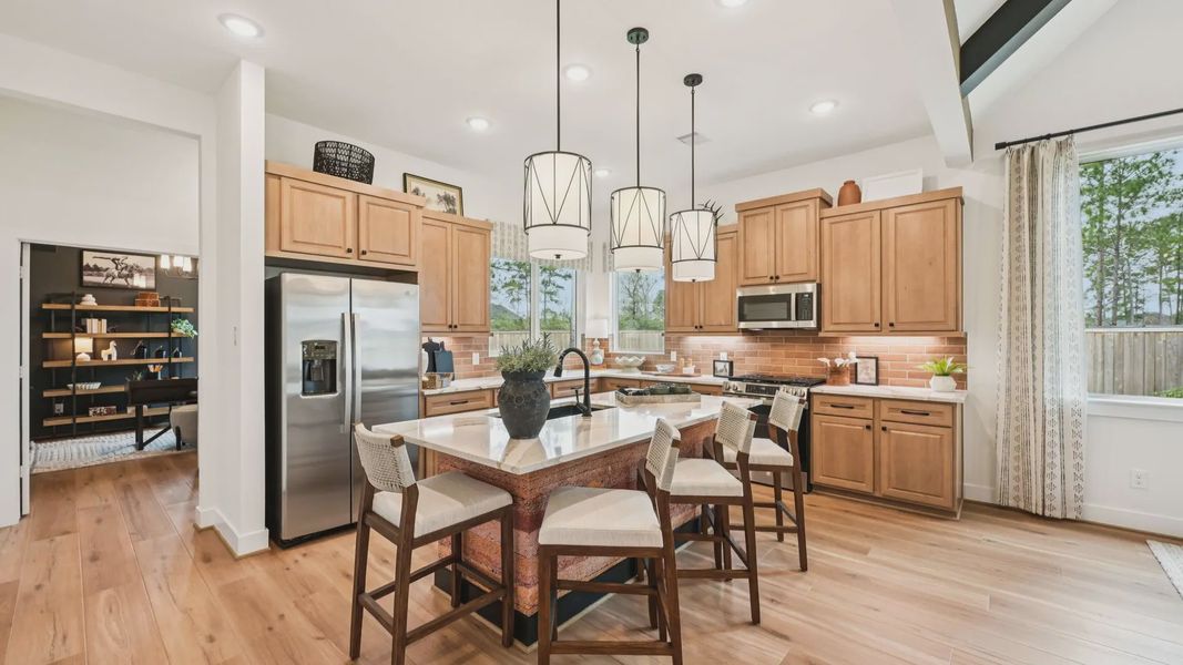 Representative furnished interior of a home built from the Tanlay by Chesmar Homes in Kresston Chateau, Montgomery (Image 10). Representative furnished interior of a home built from the Tanlay by Chesmar Homes in Kresston Chateau, Montgomery (Image 10).