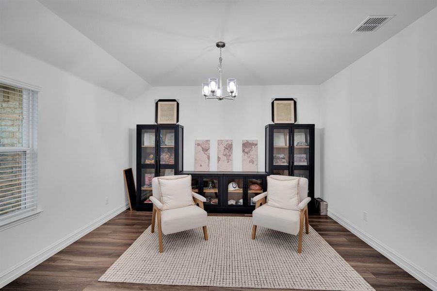 Furnished interior view inside a new home in Westside Preserve, Midlothian (Image 18).