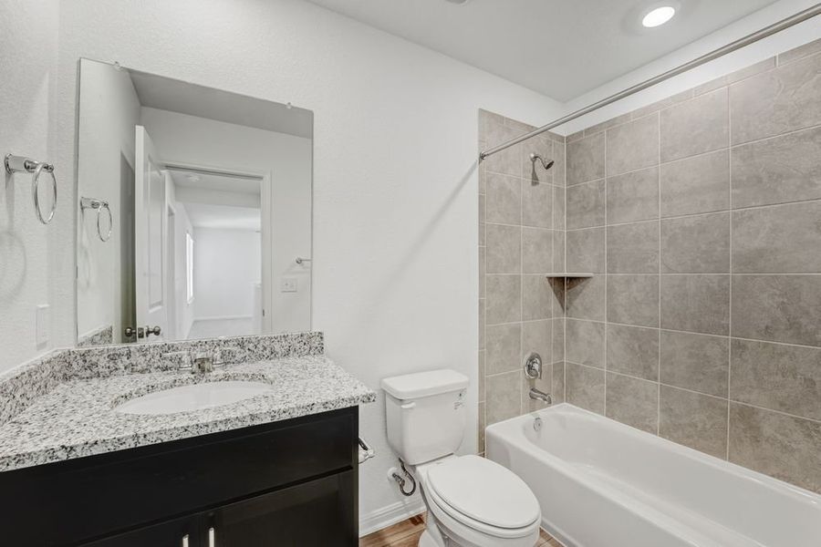Furnished interior view inside a new home in Longview, Del Valle (Image 8).
