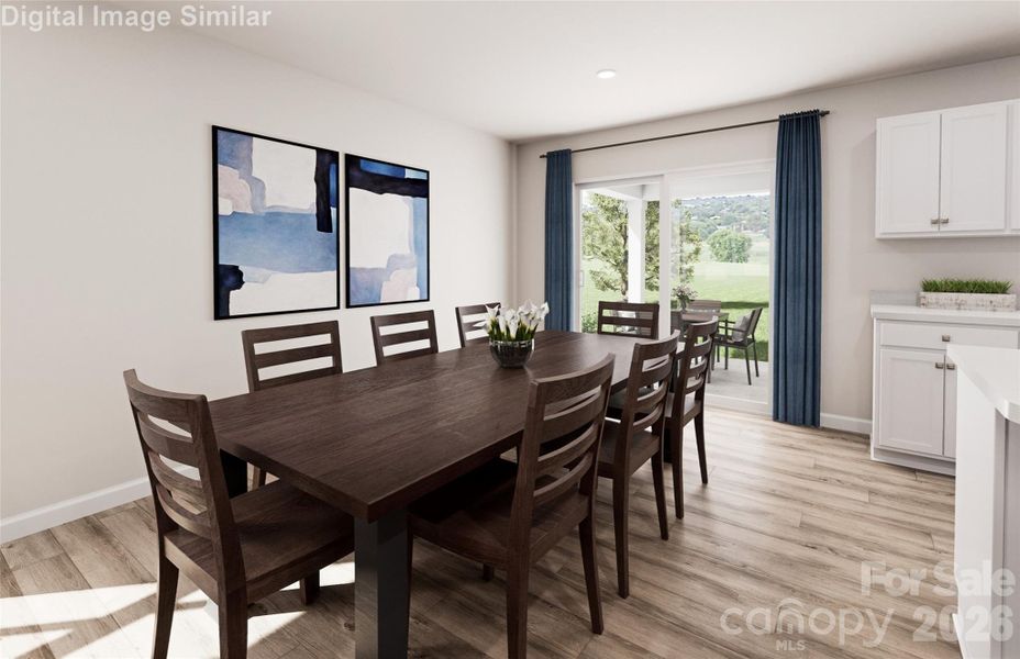 Where meals meet moments—an inviting dining area right off the kitchen.