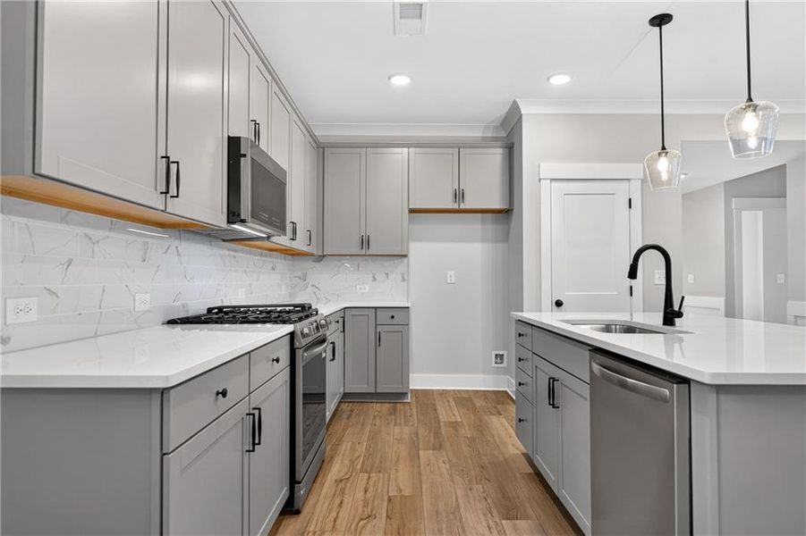 Furnished interior view inside a new home in Marble Tree, Ball Ground (Image 9).