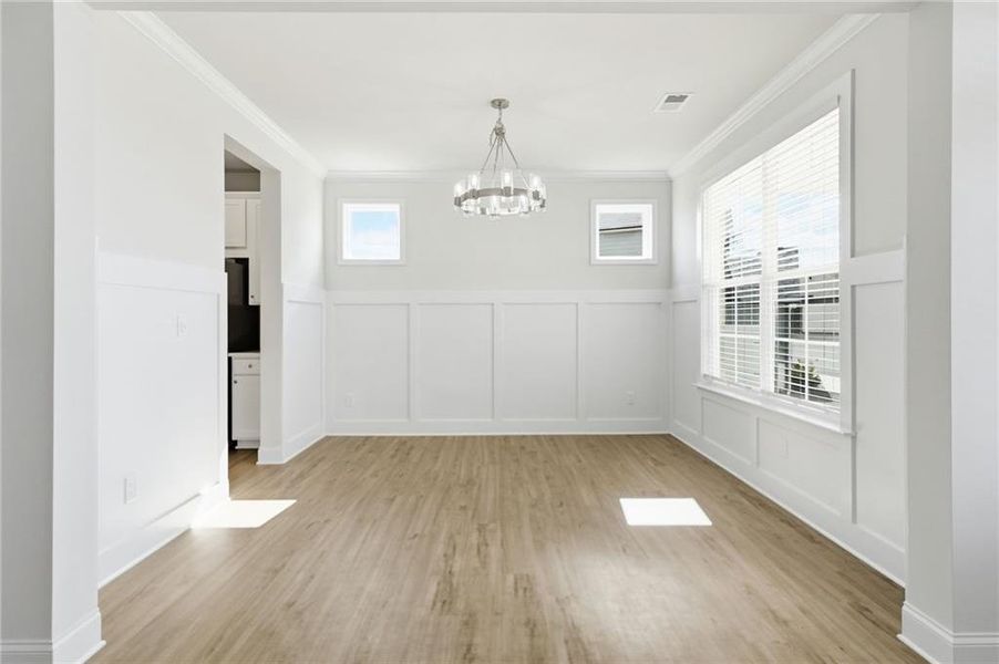Spacious, unfurnished interior of a new home in Carmichael Farms, Canton (Image 17).