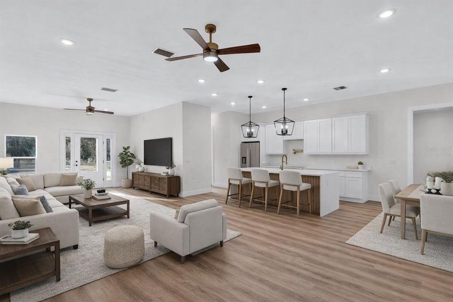 Furnished interior view inside a new home in , Debary (Image 6).