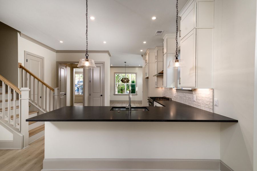 Furnished interior view inside a new home in , Charleston (Image 9).