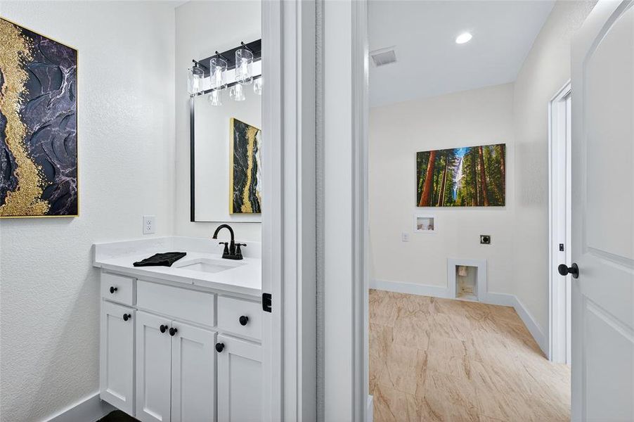 Furnished interior view inside a new home in , Sadler (Image 7). Furnished interior view inside a new home in , Sadler (Image 7).